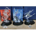 A group of three Swarovski Magic of the Dance figures comprising Anna, Antonio & Isidora. All with