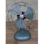 A Frost vintage electric fan, height 34cm.