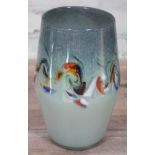 A Scottish art glass vase by Strathearn, height 23.5cm. Condition - good, appears free from any