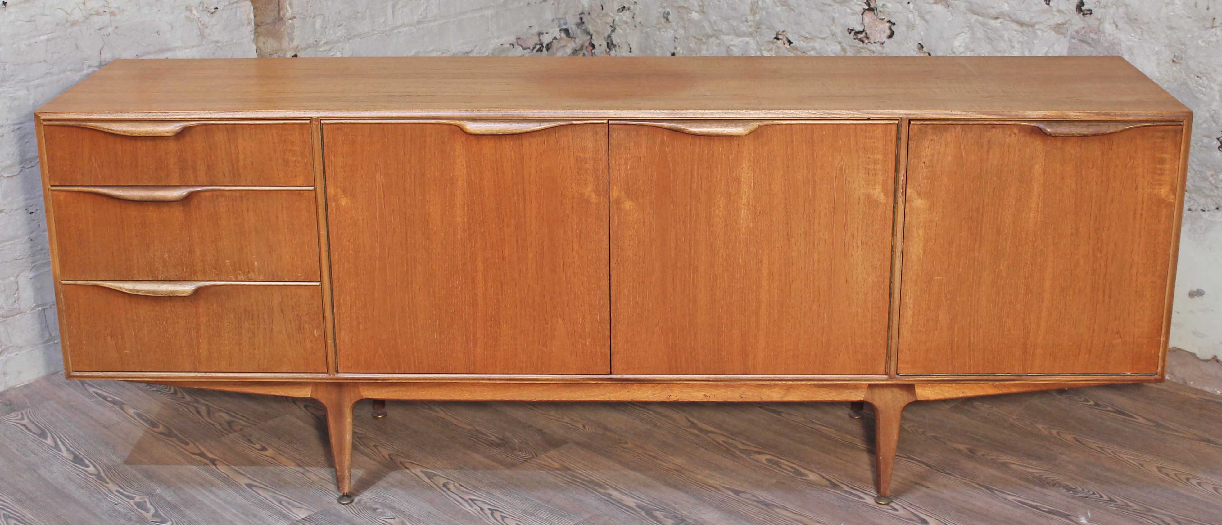 A McIntosh teak sideboard, length 201.5cm, depth 48cm & height 77.5cm. Condition - good, general