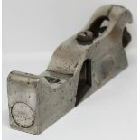 A Stanley 93 rebate plane. Condition - used, general wear throughout to include pitting, scuffs,