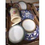 Box of pottery