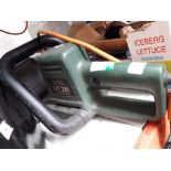 An electric Black & Decker GT200 garden trimmer