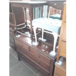 A mahogany dressing table