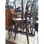 A pair of bentwood chairs