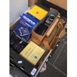 A box of cameras