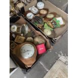 2 boxes clocks etc