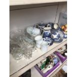 Pottery and glassware