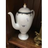 A Wedgewood coffee pot