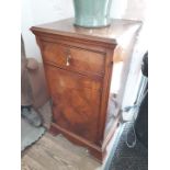 A mahogany pot cupboard