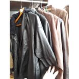 6 jackets - 5 leather