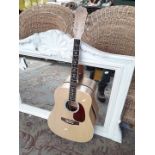 Nugg dreadnought acoustic guitar, hand-built, Imperial type tuners, MOP inlays, rosewood