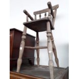 A childrens high stool