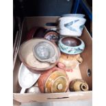 A box of pottery