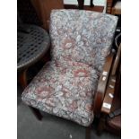 A vintage Cintique occasional chair.