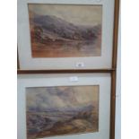 A. Coleman, pair of landscape watercolours, signed and dated 1895