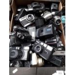 A box of cameras