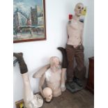 Two male mannequins