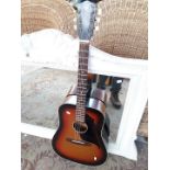 Old Laredo Western guitar Model 3169 Antique Sunburst Finish