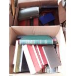 Two boxes of old books