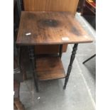 Turned leg occasional table