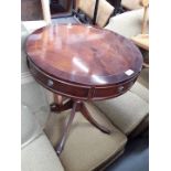 A reproduction drum table