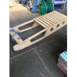 Wooden toboggan