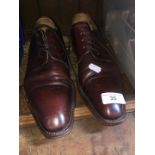 A pair of leather Stemar Italian shoes, size 7 1/2.