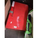 A metal tool/storage box