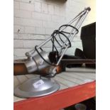 A table anglepoise lamp