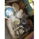 Box of pottery