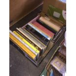 A box of antiques reference books