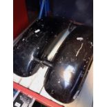 Two trailer mudguards