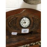 A German Precista small mechanical wind mantel clock.