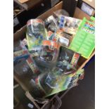 A box of Skylander figures