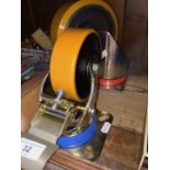 Two large heavy duty castors