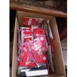 A box of 2012 London Olympic badges, approx 88 mainly Coca Cola issue