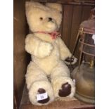 A vintage teddy bear