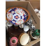 Box of pottery etc.