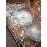 A box of glassware