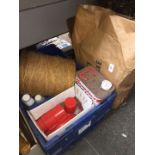 4 big rolls of twine + cleaning items.