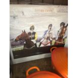 A Ltd. edition Grand National Heroes print, signed by all jockeys.