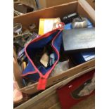 A box of miscellaneous items