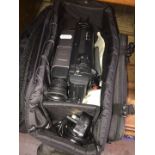 Sony Handycam 72x camcorder with case and charger etc