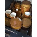 Box of Hornsea pottery