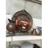 Copper kettle etc.