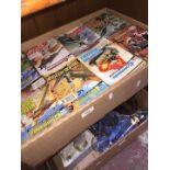 A box of over 200 Commando comics.