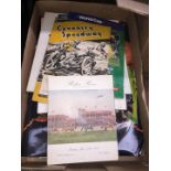 A box of Sports programmes