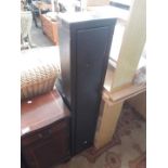 A metal gun cabinet - with key