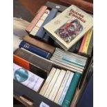 A box of Misc books- novels and reference